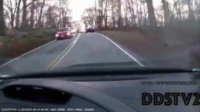 Almost killing somebody due to selfish/idiotic driving leads to an expensive disaster. Justice