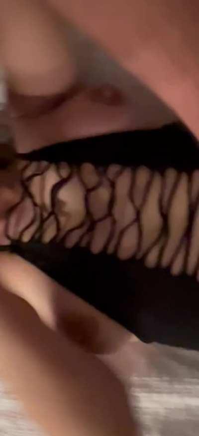 I needed company so I had hub’s friend come by while he was gone..