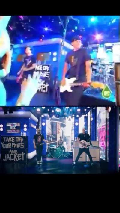 I edited all the original video sources onto the new blink music video