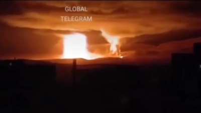 Israel continues to hit Syrian underground ammunition depots. Qalamoun mountains north east of Damascus. 17/12/2024