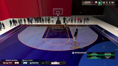 I wish more people realized when they’re scared of your finishing that creates space for wide open shots you don’t need a 87 or 99 3pt 😂