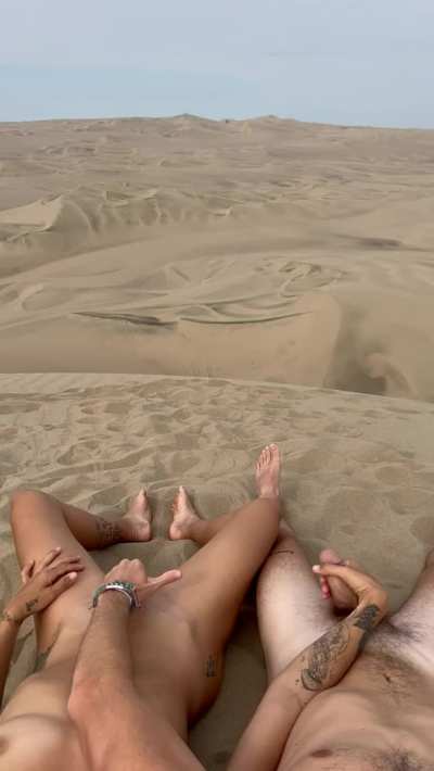 What would you think if you walked up on us masturbating together?