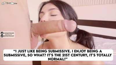 Totally Straight! Just a little bit sabmissive...