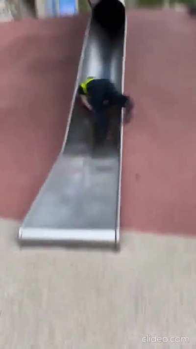 There is no time to spare, the slide has summoned me.