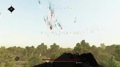 I was little bored. So I placed a LOT of alert trip mines.