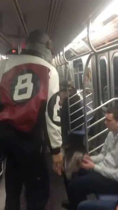 Women has soul slapped out of her on subway - The Legend of 🎱