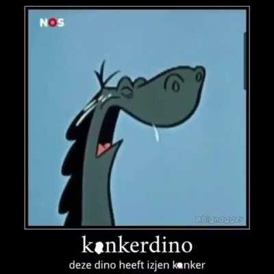 Dino’s hebben kanker