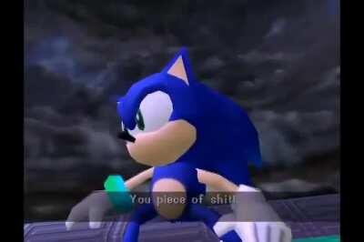 D: sonic. What the heck