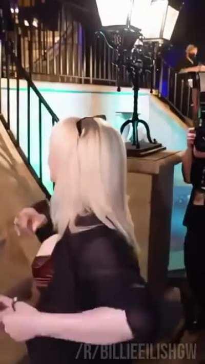 Billie and her massive tits in motion