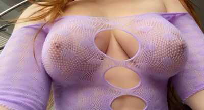 You’ll love dating a busty ginger who never wears a bra, I promise 