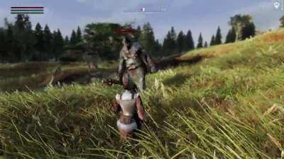 Spear in Skyrim is awesome!