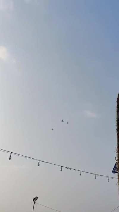 The sound that woke everyone up from their afternoon naps