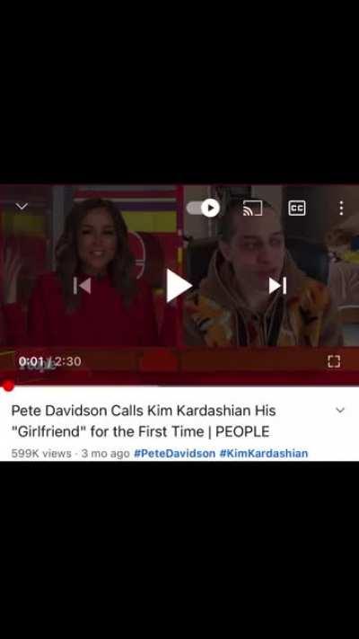 Can we talk about this again please? « Pete Davidson moved the Kim Kardashian candle into view before my interview with him! » (more in comments)