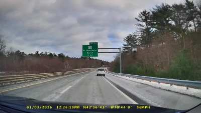 [OC] Masshole on the phone Gloucester Ma 12:30pm 1/3/26 128 northbound