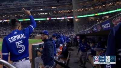 [Highlight] [Highlights] Marcus Semien annihilates his 42nd homer of the year. He is now one short of tying the all time record for homers in a season by a second baseman.