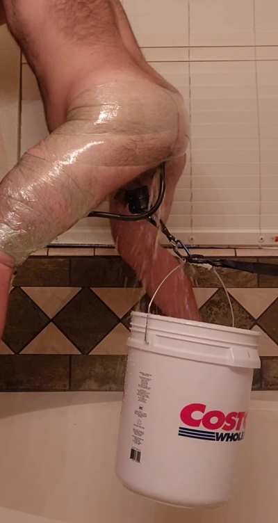 Predicament CBT/enema bondage