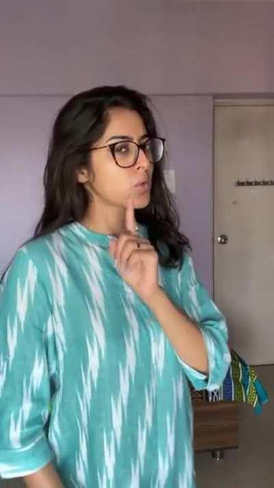 Vaidya Sakshi's blouse drenched with holy juices