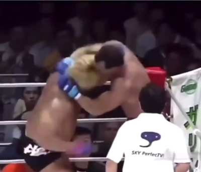 The fight between Don Frye and Yoshihiro Takayama