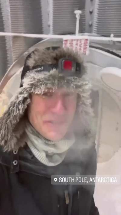 To open a hangar on the south Pole.