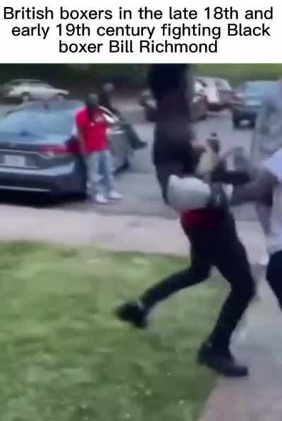 Bill “The Black Terror” Richmond was a black boxer born in Staten Island, New York. He is credited with popularizing dodging in the sport of boxing