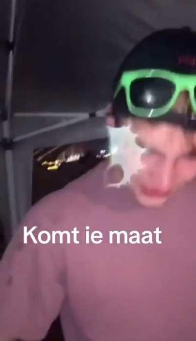 How did he turn 1 sausage into 3?