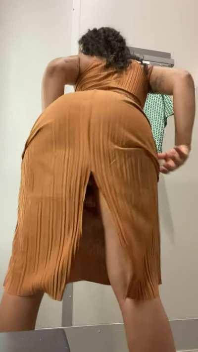 How does my ass look in this dress?