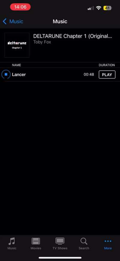My phone won’t let me see a song i bought as my ringtone
