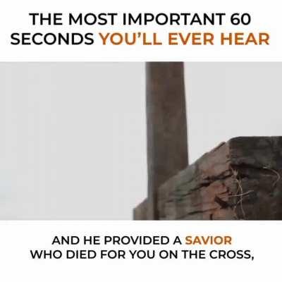 The gospel in 60 seconds