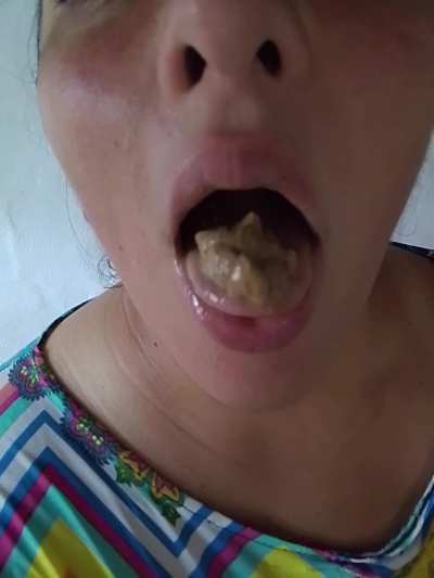 (F) Chewing shit is part of my morning routine