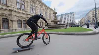 How to hand someone his skateboard back