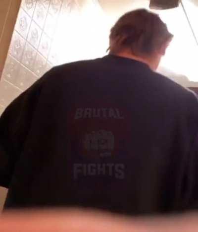 College student gets knocked out over a mask.