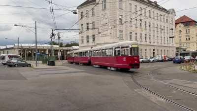 Der letzte Betriebstag der E1 Straßenbahnen ist vorbei. Danke für euren über 50 Jahre langen Dienst