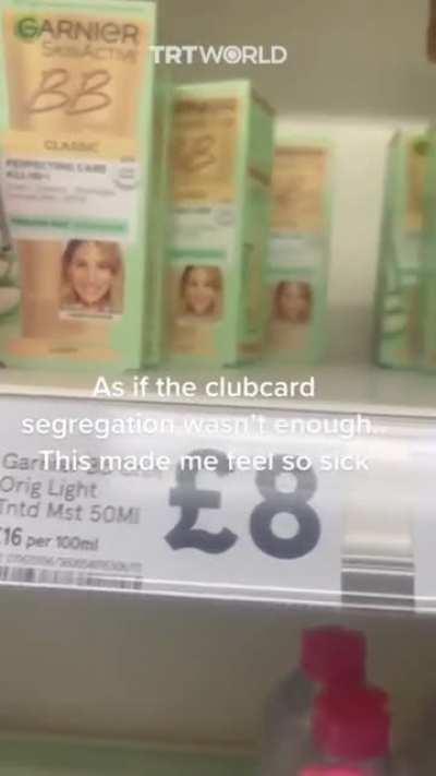 Shop security tagged black products while the others aren’t.. Racist or not?