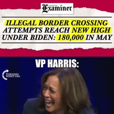 Hey kamala, is the border OK?