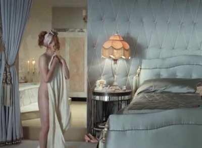 Amy Adams in a towel