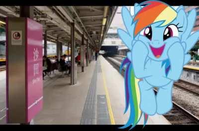 Mane 6 reading the MTR stations Part 0: Testing