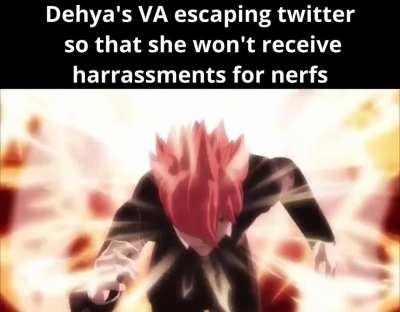 Runs for her own life(Don't harass VA's, seriously guys)