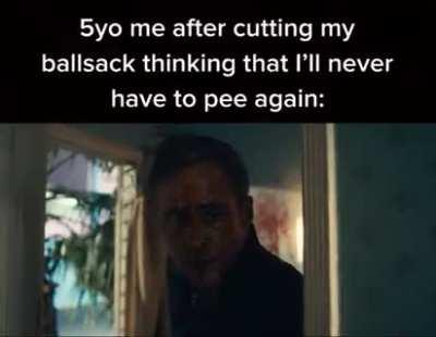 So yeah that’s why I can’t be a father