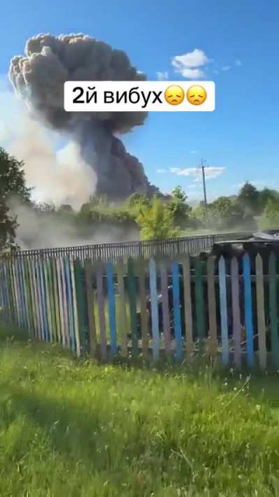 Zhytomyr explosion but further away