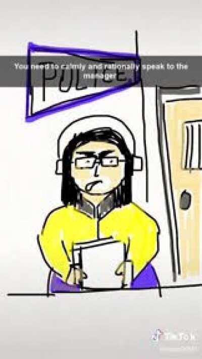 Karen calls the cops because she wants a western bacon cheeseburger (illustrated)