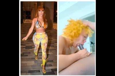 IG baddie serving throat therapy