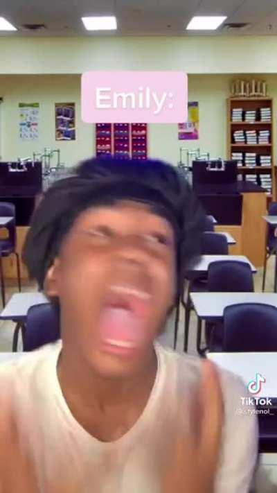 pov: you know someone named emily😐