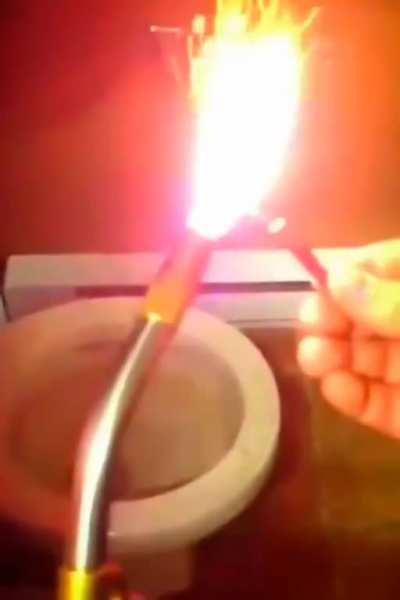 Playing with firecracker