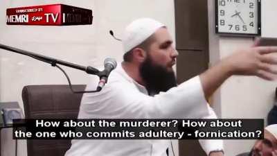 Did he just say that someone who kills people and rapes children every. Single. Day. But prays is better in the eyes of Allah than a perfectly good person who just doesn't pray? .. dude ur God is mental