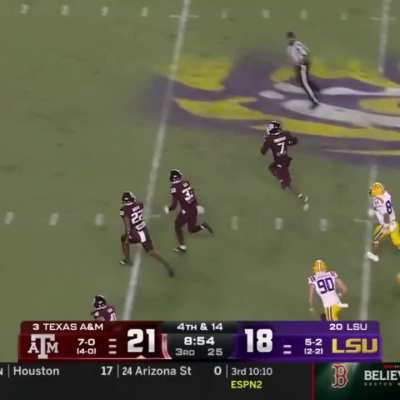 KC Concepcion Insane Speed For 79 Yard Punt Return TD!!