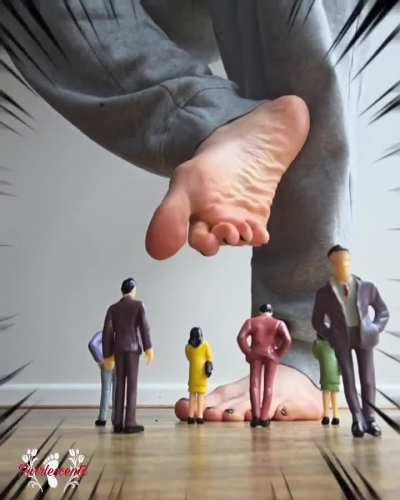 (Giantess Roleplay 🤭) Such pathetic little creatures at my feet. Just look at the size difference, how can something so small be anything more than pathetic?