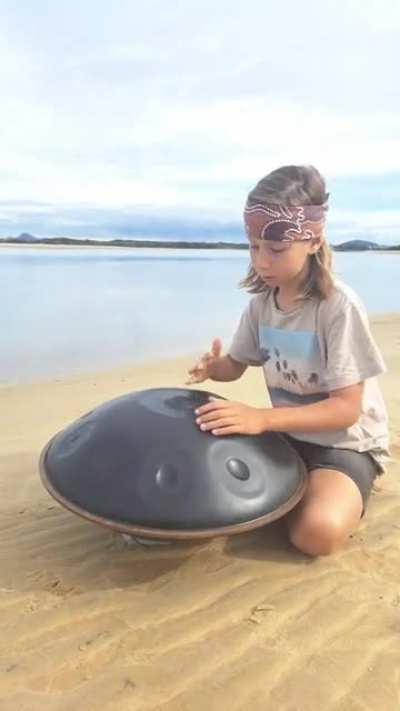 This kid is creating an impressive sound