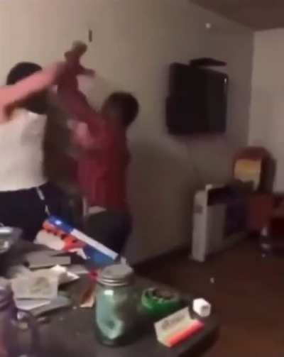 Little man wanted the smoke