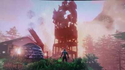 My viking friends log off and this happens. There goes our effort to reach the tree in the sky....