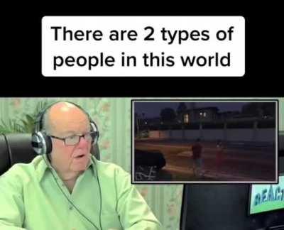 Sweet old man enjoying life